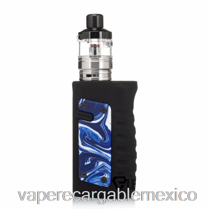Vape Recargable Vandy Vape Jackaroo Mini 128w Kit De Inicio Resina Porcelana Azul
